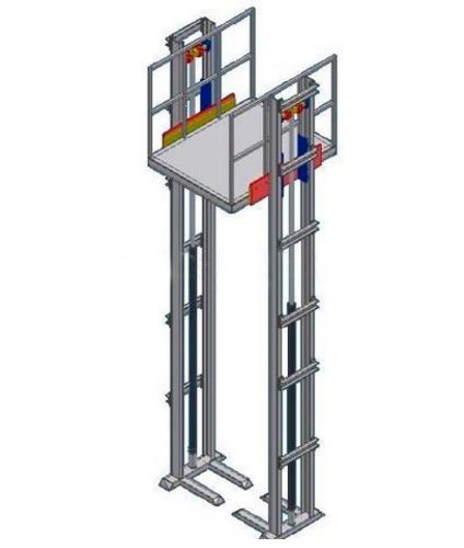 vertical platform material lift